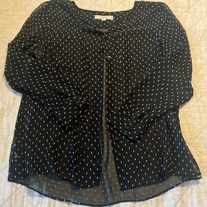 Loft sheer blouse